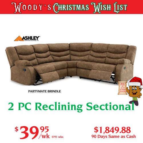 2 Piece Reclining Sectional