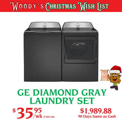 GE Diamond Gray Laundry Set