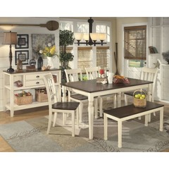 Ashley 5 Piece Dinette - 2 Benches/2Chairs/Table