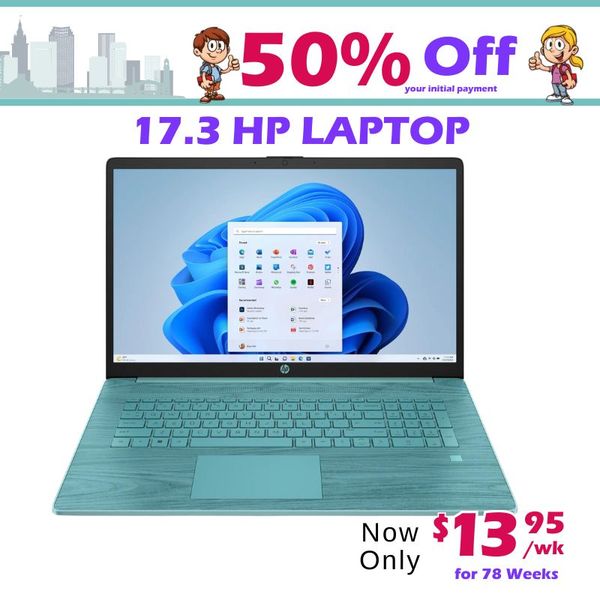 17.3" HP Laptop