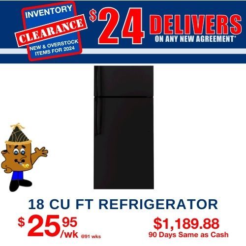 18 Cubic Feet Refrigerator