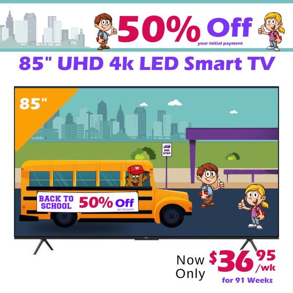 85" UHD 4K LED SMART TV