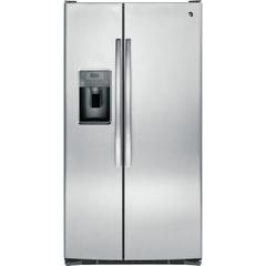 Ge - 25 CU FT SIDE BY SIDE W/ICE & WATER-STAINLESS