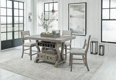 5PC DINING SET-MORESHIIRE BISQUE