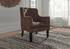 Accent Chair-Drakelle/Mahogany